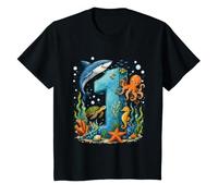 1st Birthday Ocean Sea Animals Cool Birthday T-Shirt