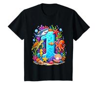 1st Birthday Ocean Sea Animals Cool Birthday T-Shirt