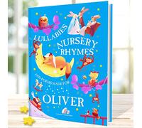 1st Birthday Personalised Book of Nursery Rhymes and Lullabies For Newborns and Toddlers, For 0-4 Years Special Keepsake Present