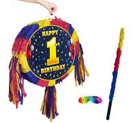 1st birthday pinata and stick - First party game - Big 18 inch