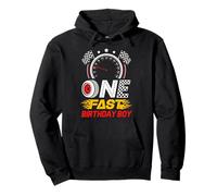 1St Birthday Racer One Fast Birthday Boy Race Car Pullover Hoodie