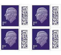 1st Class Stamps (4 Pack Book) | QR Barcoded Self Adhesive | Postage Stamps for Standard Mail
