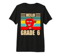 1st Day Back to School Grade 6 Teachers Premium T-Shirt