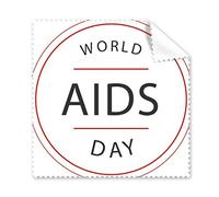 1st December World AIDS Day HIV Awareness Solidarity Symbol Glasses Cloth Cleaning Cloth Phone Screen Cleaner 5pcs