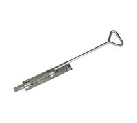 1st Fix South Galvanized 600mm (24") Bow Handle Bolt For Gates/Garage Doors