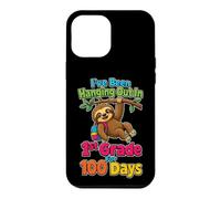 1st Grade 100 Days Of School Hanging Out Sloth Case for iPhone 12 Pro Max