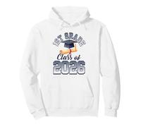 1st Grade class of 2026 graduation graduate students family Pullover Hoodie