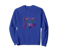 1st Grade Diva: Sassy School Starter Celebration Sweatshirt, Adult Unisex, Royal Blue, XXL