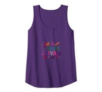 1st Grade Diva: Sassy School Starter Celebration Tank Top, Women, Purple, M