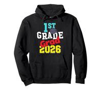 1st Grade grad class of 2026 graduate graduation Pullover Hoodie
