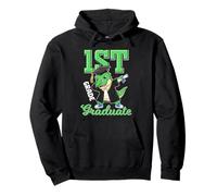 1st Grade graduate 2026 dabbing dinosaur class 26 graduation Pullover Hoodie