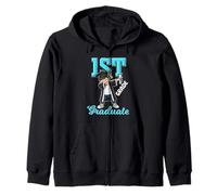 1st Grade graduation 2026 dabbing boy class 26 graduate Zip Hoodie