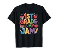 1st Grade is My Jam, First Grader School Teacher Teaching T-Shirt