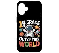 1st Grade Is Out Of This World Planet Rocket Case for iPhone 16