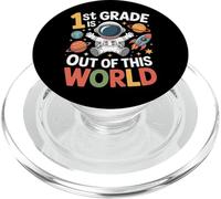1st Grade Is Out Of This World Planet Rocket PopSockets PopGrip for MagSafe