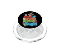 1st Grade Let The Adventure Begin First Day Elementary PopSockets PopGrip for MagSafe