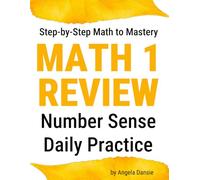 1st Grade Math Review Workbook: Daily Number Sense Practice Worksheets | Elementary Homeschool Math Curriculum for Kids with Special Needs, ADHD, Autism (Number Sense Workbooks)