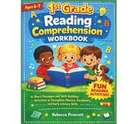 1st Grade Reading Comprehension Workbook: Short Passages and Skill-Building Activities to Strengthen Phonics, Vocabulary, and Early Literacy Skills (NextStep Learning Series)