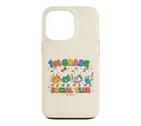 1st Grade Social Club Goose Teacher Student School Design Case for iPhone 13 Pro