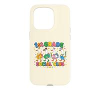 1st Grade Social Club Goose Teacher Student School Design Case for iPhone 15 Pro