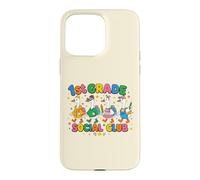 1st Grade Social Club Goose Teacher Student School Design Case for iPhone 15 Pro Max