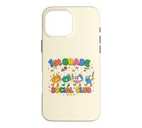 1st Grade Social Club Goose Teacher Student School Design Case for iPhone 16 Pro Max