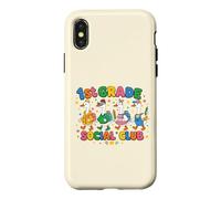 1st Grade Social Club Goose Teacher Student School Design Case for iPhone X/XS
