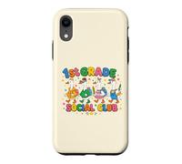 1st Grade Social Club Goose Teacher Student School Design Case for iPhone XR