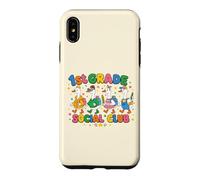 1st Grade Social Club Goose Teacher Student School Design Case for iPhone XS Max