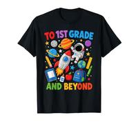 1st Grade Space Adventure Astronaut First Day of School T-Shirt