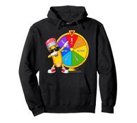 1st Grade Spin the Wheel to Win Back to School First Grader Pullover Hoodie