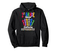 1st Grade Squad Embracing Differences - SPED Teacher Pullover Hoodie