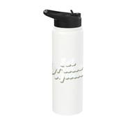 1st Grade Squad Retro Typography Funny Back to School Stainless Steel Insulated Water Bottle