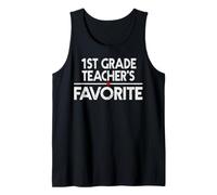 1st Grade Teacher’s Favorite Funny Humor Student Teacher Tank Top
