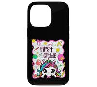 1st Grade Unicorn Back to School First Grade Team Girls Kids Case for iPhone 13 Pro