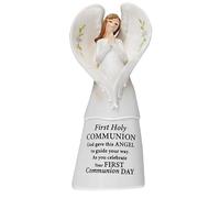 1st Holy Communion Angel Resin White Devotional Message 12.5 cm