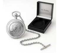 1st Holy Communion Gift for a Boy, Engraved Holy Communion Pocket Watch in a Quality Presentation Box, Boy's Holy Communion Gift