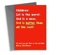 1st is the Worst, Christmas Card for Mum