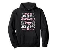 1st Mothersday ROCKIN' MY FIRST MOTHER'S DAY LIKE PRO Pullover Hoodie
