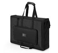 1st Place Products Foldable Padded Nylon Tote Carrying Case -Transport LCD Screens, Computers, Monitors & TVs Between 19" - 24" - Water Resistant - Shoulder Strap & Handle Options - Premium Quality
