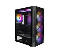 1st Player XP ATX Micro ATX Tempared Glass Black PC Case