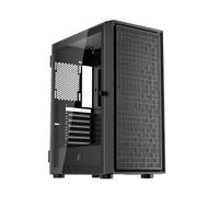 1st Player Go6-WH-4FS1 Tempered Glass Mid Tower Gaming Case - Black
