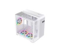 1stPlayer 1st Player RT5 Micro ATX White Case with 3 x RGB Fans