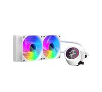1ST PLAYER TS4 AIO Liquid CPU Cooler With Temperature Display,800-1800 RPM ARGB PWM Fans,For LGA 1851/1700/1200/115X,For AM5/AM4 (240WH)