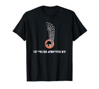 1st Polish Armoured Division (Distressed text) T-Shirt