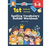 1st Skills for Success Spelling Vocabulary Builder Workbook. English - Swedish Picture Dictionary: Jumbo book 800 essential words with cartoons. Easy ... ages 5-8 | Kindergarten - 2nd Grade