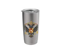 1st The Queen's Dragoon Guards Capbadge Stainless Steel Insulated Tumbler