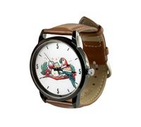 1STCHOICEGOODS Novelty Watch Dad Watch Cocktail Time Watch Gift for Dad Or Retired Men The 5 O’Clock Somewhere Watch, Multicolor