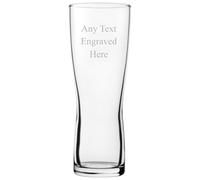 1stclassgifts [Custom] Personalised Engraved Aspen Fully Toughened Half Pint Beer Glass 10oz (28 irthday Wedding Anniversary Christmas Retirement