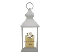 1stclassgifts In Loving Memory Of Doves Design Memorial White Lantern Remembrance Keepsake Mum Dad Granny Papa Aunty (UV PRINTED) (Gran)